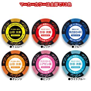 ゴルフマーカー 名入れ カジノチップマーカー(...の詳細画像2