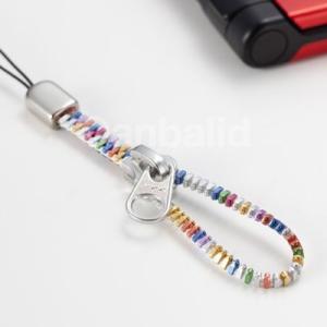 YKKジッパーストラップ 携帯ストラップ（小） マルチカラー AM-298/BK AM-298/WH...