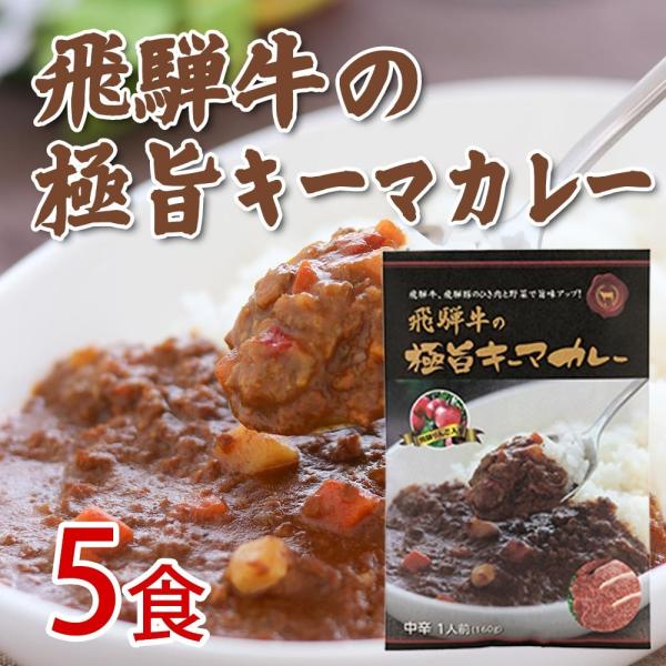 飛騨牛 極旨キーマカレー ５食セット レトルトカレー まとめ買い インスタント