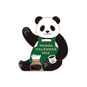 アニマルダイカットカレンダー（パンダ）2026