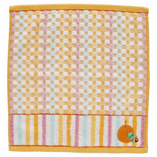 はらぺこあおむし ハンドタオル（オレンジ）