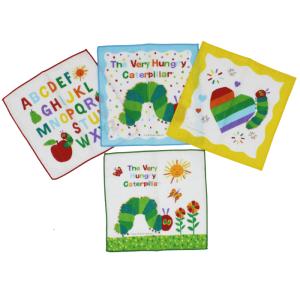 はらぺこあおむし ガーゼハンカチ２　 4枚セット