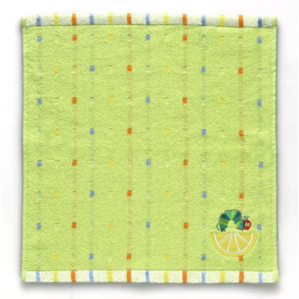 はらぺこあおむし ハンドタオル（レモン）