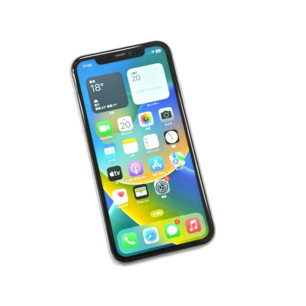 Dランク品（中古難有IMEIチェック＝KDDI判定結果：○iPhone 11 128GB au [パ...