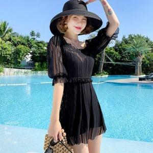 黒 ワンピース水着 シースルー水着の商品一覧 通販 Yahoo ショッピング