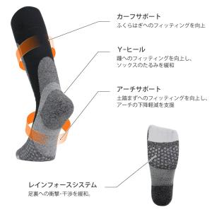 ソックス 靴下 着圧 サーモライト メンズ レ...の詳細画像5