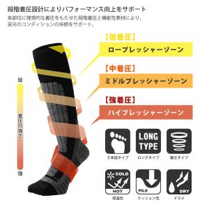 スノーボード スキー ソックス 靴下 五本指 ...の詳細画像3