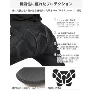 ヒッププロテクター スノーボード ロングタイプ...の詳細画像2