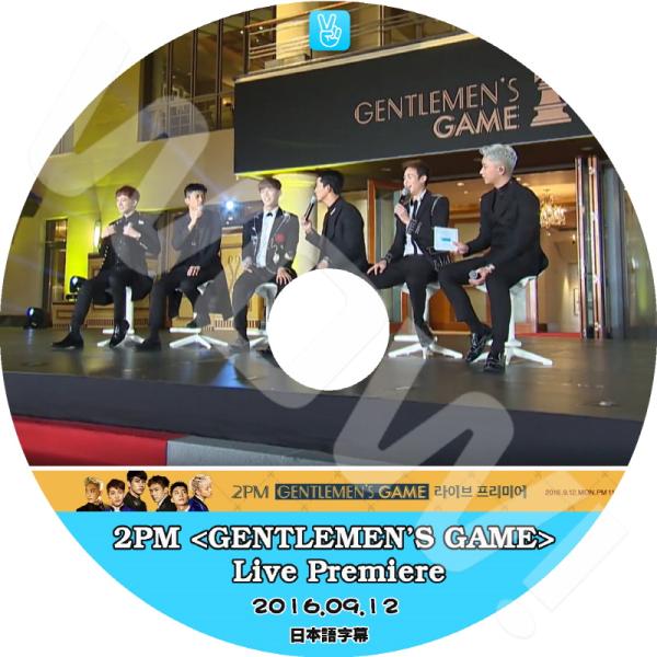 K-POP DVD 2PM V App GENTLEMAN&apos;S GAME Live Premiere...