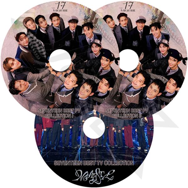 K-POP DVD Seventeen 2024 BEST PV/TV COLLECTION 3枚s...