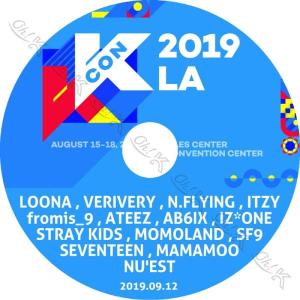 K-POP DVD KCON 2019 IN LA -2019.09.12- SEVENTEEN/ IZONE/ ITZY/ STRAY KIDS/ SF9/ NU'EST/ MAMAMOO/ AB6IX/ MOMOLAND/ LOONA CON KPOP DVD
