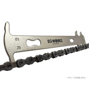EGWORKS 高精度チェーンチェッカー CC-R1　6速〜12速用　チェーンウェアインジケーター