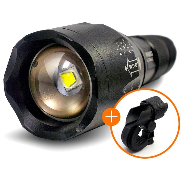 XM-L2 U3搭載 超高輝度ズームライト EG-E17XM-L2 ロードバイク用25-35mmライ...