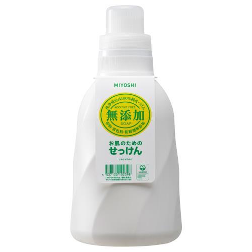 ミヨシ石鹸　無添加お肌のための洗濯用液体　ボトル　1100ML