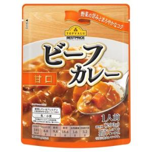 トップバリュ ベストプライス ビーフカレー甘口 200G×20個セット