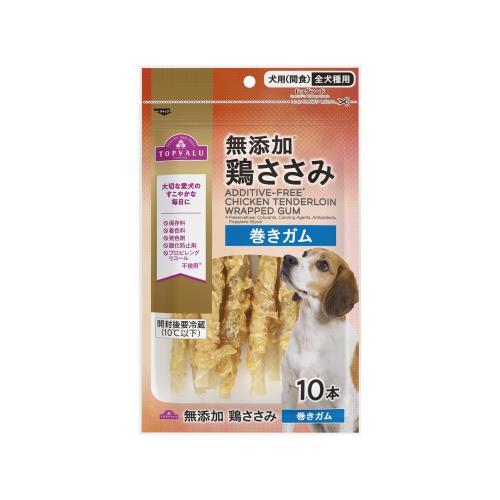 トップバリュ　無添加鶏ささみ　巻きガム　10本×6個セット