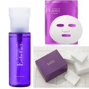 在庫限り エステファクト クレンジングウォーター  SCシートマスク1枚&オリジナルコットン70枚入りののおまけ付 たかの友梨創業45年キャンペーン価格