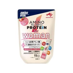 味の素　アミノバイタル　　アミノプロテイン　for　woman　ストロベリー味　10本入り｜ehac