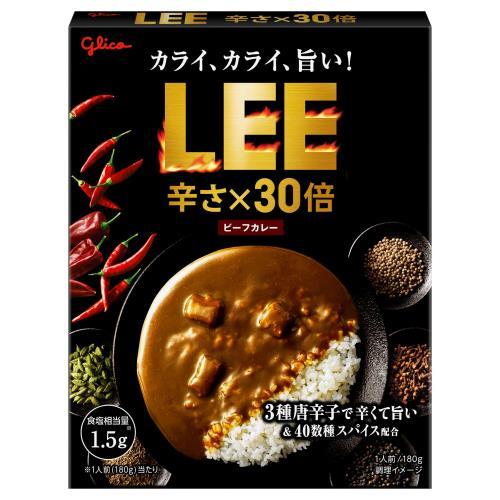 グリコ　ＬＥＥ　辛さ×３０倍　180g×10個セット
