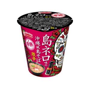 エースコック 辛旅 島ネロ味の沖縄風島そば 激辛 92g×12個セット