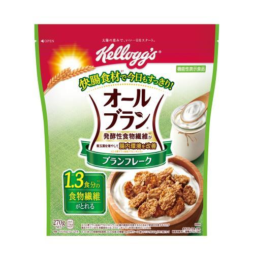 日本ケロッグ　オールブラン　ブランフレーク　270g×6個セット