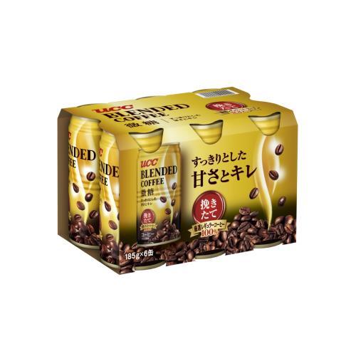 ＵＣＣ　ブレンドコーヒー　微糖　185g×6本×5個セット