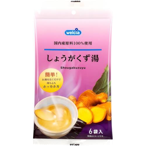 今岡製菓　ｗｅｌｃｉａしょうがくず湯　15g×6袋×5個セット