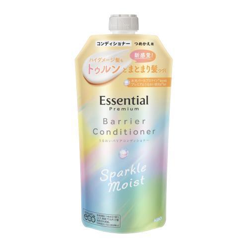 花王　エッセンシャル　プレミアム　うるおいバリアコンディショナー　スパークルモイスト　詰替　330m...