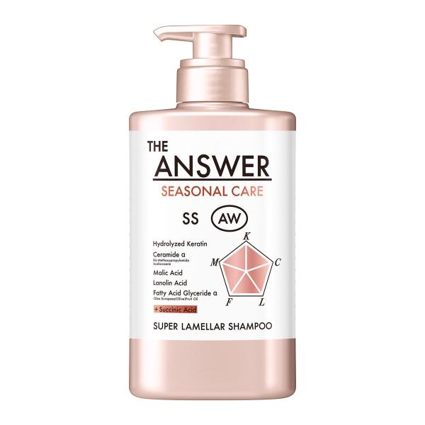 THE ANSWER(ジアンサー)　シーズナルケア　ＡＷ　スーパーラメラシャンプー　ポンプ　４００ｍ...