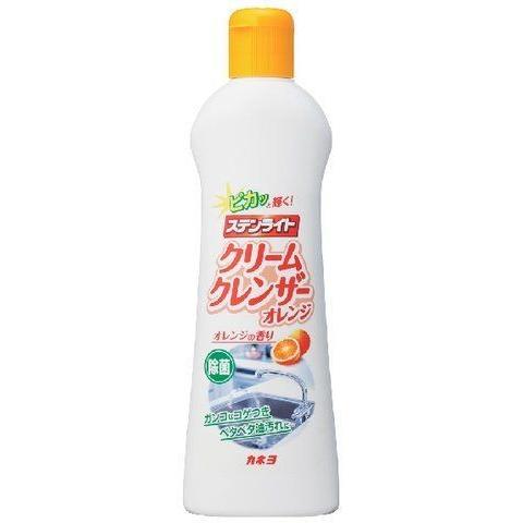 カネヨ石鹸　ステンライト　クリームクレンザー　オレンジ　400G