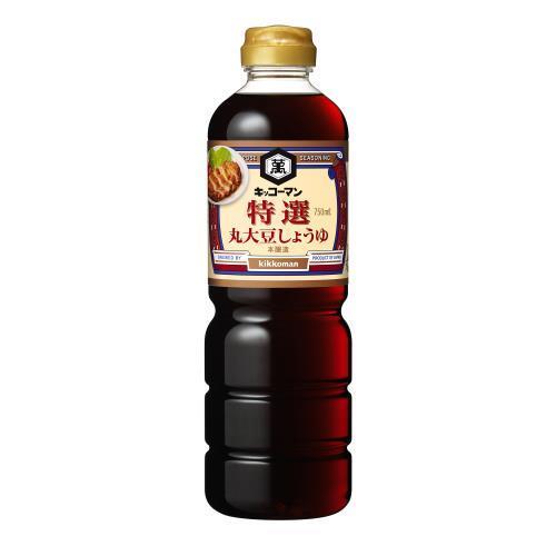 キッコーマン　特選丸大豆しょうゆ　750ml×6個セット
