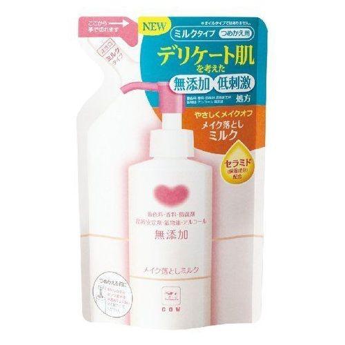 牛乳石鹸　カウブランド　無添加　メイク落としミルク　詰め替え　130ML　クレンジング