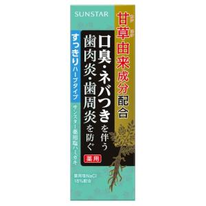 サンスター　薬用塩ハミガキ　すっきりハーブタイプ　85G｜ehac