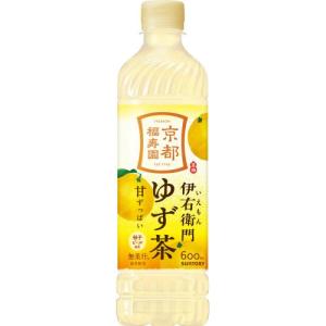 烏龍茶 伊右衛門 柚子茶 送料無料 サントリー ゆず茶 600ml×1ケース/24