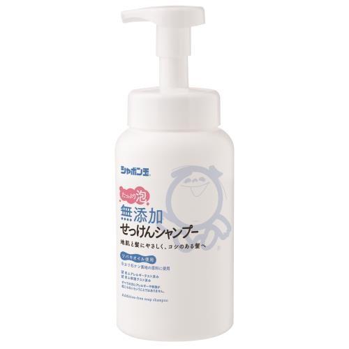 シャボン玉石けん　無添加せっけんシャンプー　泡タイプ　本体　520ML　シャンプー