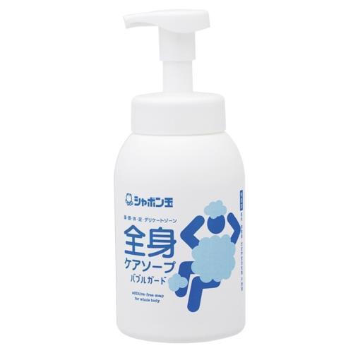 シャボン玉石けん　全身ケアソープバブルガード　本体　570mL