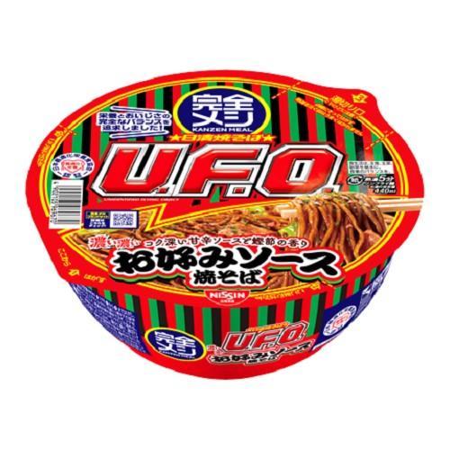 日清食品　完全メシ　日清焼そばＵ．Ｆ．Ｏ．　濃い濃いお好みソース焼そば　135g×12個セット