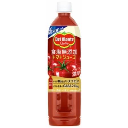 キッコーマン　デルモンテ　食塩無添加トマトジュース　800ml×15個セット