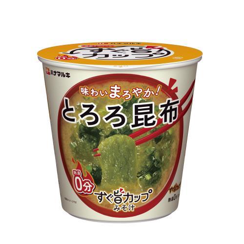 ハナマルキ　すぐ旨カップ　みそ汁　とろろ昆布　１食×6個セット