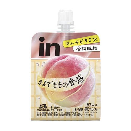 森永製菓　ｉｎゼリー　フルーツ食感　もも　150G