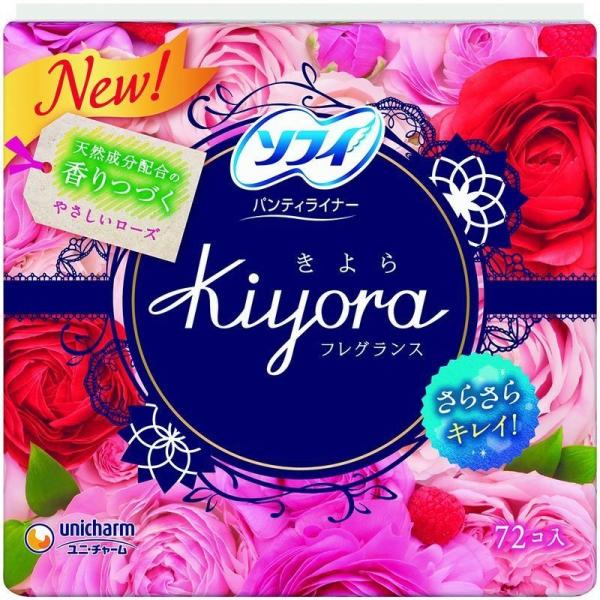 ユニ・チャーム ソフィ Kiyora やさしいロ−ズの香り 72枚 生理用品