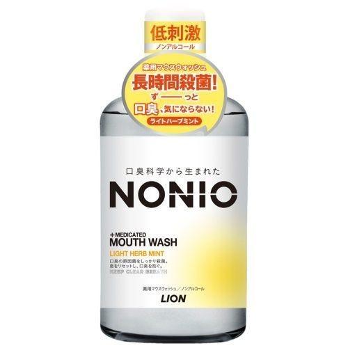 ライオン　NONIO　(ノニオ)　マウスウォッシュ　ノンアルコール　ライトハーブミント　600ML　...