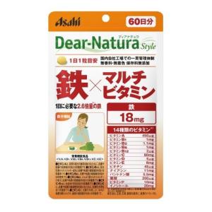 アサヒグループ食品　ディアナチュラスタイル鉄Ｘマルチビタミン60日分