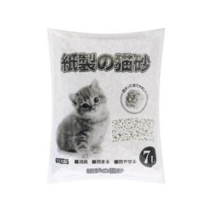トップバリュ 紙製の猫砂白タイプ 7L×7個セット