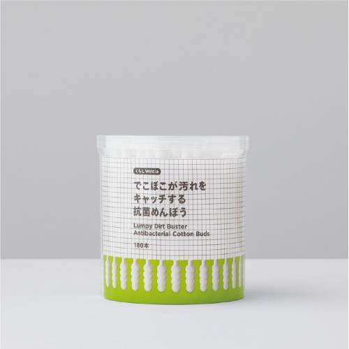 くらしWelcia　Ag＋抗菌のでこぼこで！汚れをキャッチするめんぼう　180本