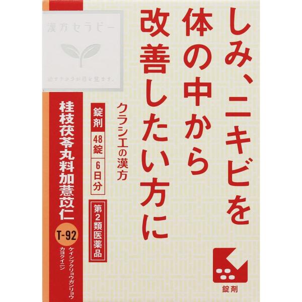 【第2類医薬品】「クラシエ」漢方桂枝茯苓丸料加ヨク苡仁エキス錠　48錠　あすつく　送料無料