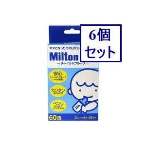 6個セット　杏林製薬　ミルトンＣＰ　６０Ｔ　あすつく　送料無料