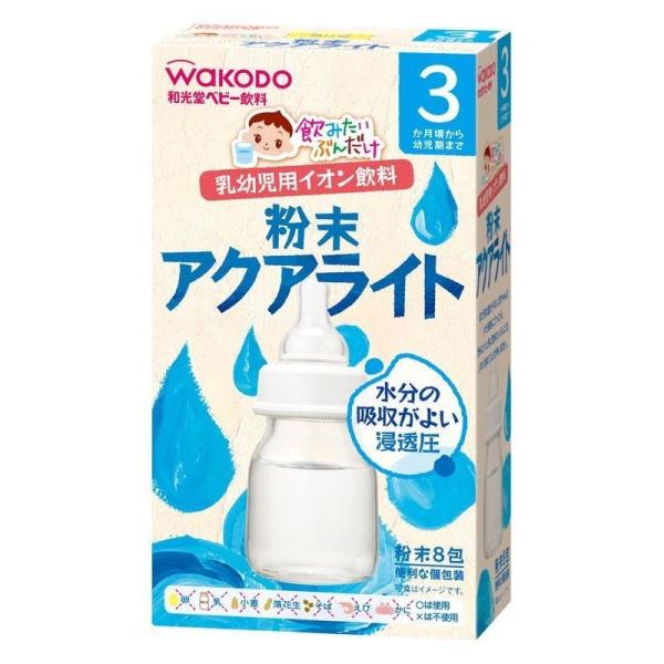 アサヒグループ食品　和光堂　飲みたいぶんだけ　粉末アクアライト　8包　粉末飲料