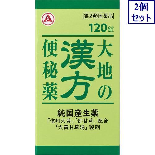 2個セット　【第2類医薬品】大地の漢方便秘薬　120錠　あすつく　送料無料