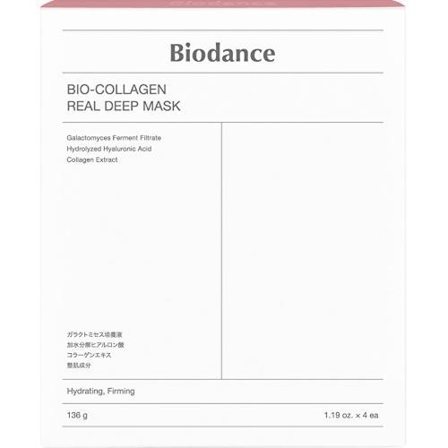 サン・スマイル　バイオダンス　バイオコラーゲンリアルディープマスク　4枚